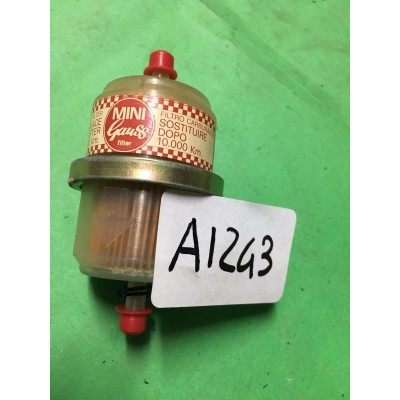 A1243 - FILTRO BENZINA CARBURANTE EPOCA DA 6mm UNIVERSALE AUTO MOTO