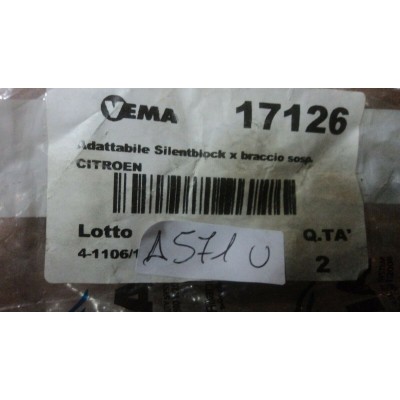 A571U -- SILENT BLOCK VEMA 17126 BRACCIO OSCILLANTE CITROEN PEUGEOT XSARA ZX-0