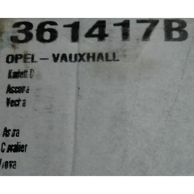 A606 - BENDIX 361417B - KIT SET GANASCE FRENI - opel kadett  ascona vectra-0