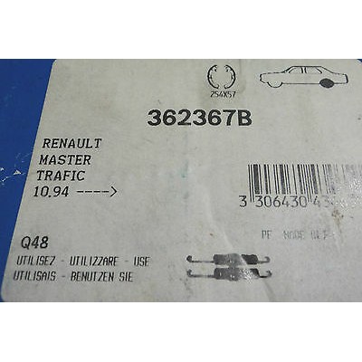 A610 - BENDIX 362367B - KIT SET GANASCE FRENI - FIAT DUCATO MASTER TRAFIC-0