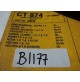 B1177 - CINGHIA DISTRIBUZIONE CT874 111 DENTI OPEL ASTRA CORSA KADETT E VECTRA