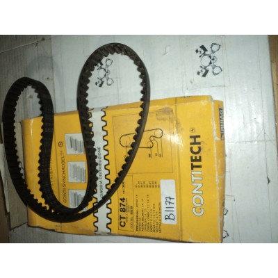 B1177 - CINGHIA DISTRIBUZIONE CT874 111 DENTI OPEL ASTRA CORSA KADETT E VECTRA