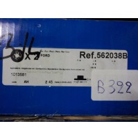 B322 - BENDIX 562038B - COPPIA DISCHI FRENO ANTERIORI FORD KA FIESTA MK IV 