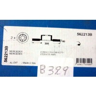 B329 - BENDIX 562213B - COPPIA DISCHI FRENO POST MERCEDES E200 E55 AMG E270 E320