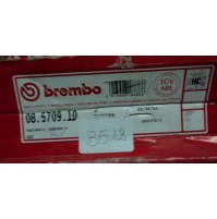 B512 - BREMBO 08.5709.10 COPPIA DISCHI FRENO ANTERIORI AUDI 80 