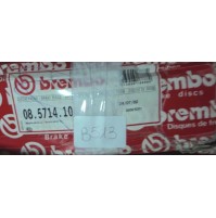 B513 - BREMBO 08.5714.10 COPPIA DISCHI FRENO ANTERIORI AUDI 80 