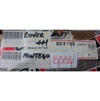 B551 - COPPIA DISCHI FRENO ROVER 111 - FERODO DDF123 - MONTEGO AUSTIN MAESTRO