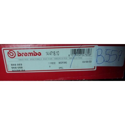 B557 - Brembo 14.4718.10 - Tamburo Freno posteriore OPEL ASTRA F 