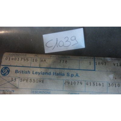 C1039 XX - ANELLO SPESSORE 6K778 ORIGINALE BRITISH LEYLAND-0