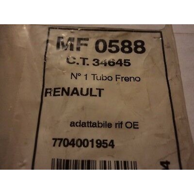 C1053 - 7704001954 - TUBO FRENO ANTERIORE RENAULT ALPINE 11 9 -0