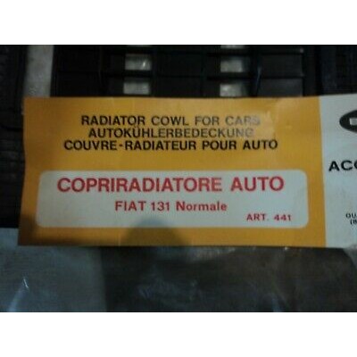C1140 - COPRI RADIATORE IN GOMMA FIAT 131 NORMALE-0