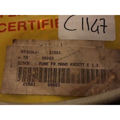 C1147 - MALO 21581 - CAVO FUNE FRENO A MANO - OPEL KADETT E-0