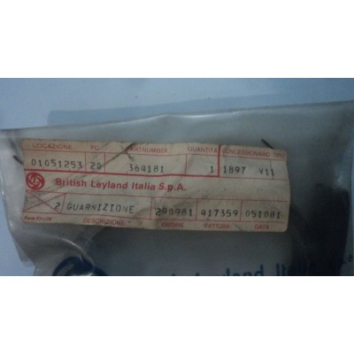 C1198 XX - 364181 ROVER P6 INNER FRONT DOOR WEATHERSTRIPS GENUINE ROVER NEW NOS -0