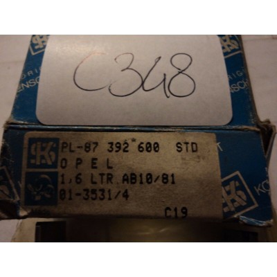 C348 - 87392600 STD KOLBENSCHMIDT AG BRONZINE OPEL 1.6 AB10/81-0