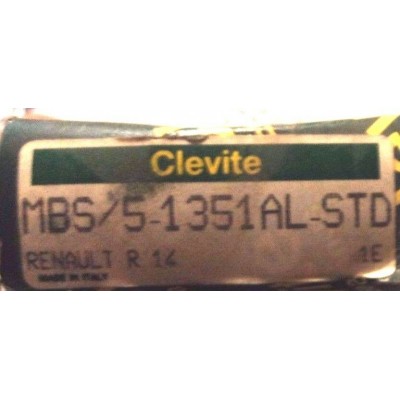C386 - KIT SERIE BRONZINE CLEVITE MBS/5 1351 AL STD RENAULT 14-0