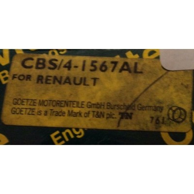 C389 - KIT SERIE BRONZINE CLEVITE CBS/4 -1567 AL RENAULT -0