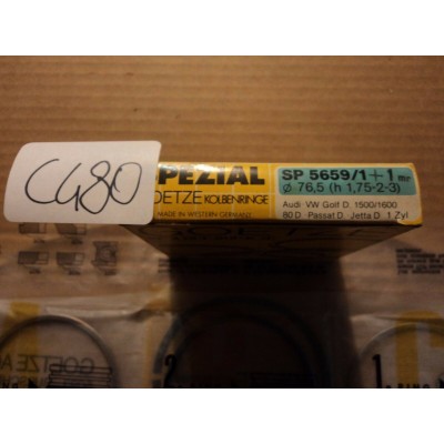 C480 - KIT FASCE ELASTICHE MOTORE SPEZIAL SP5659/1 Ø76.5 1.75-2-3 GOLD 1.5 1.6 D-0