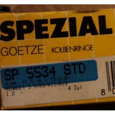 C490 - KIT FASCE ELASTICHE MOTORE SPEZIAL SP5534 - Ø71.5 RENAULT 5 9 11 19 1.2-0