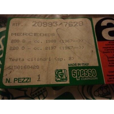 C806 - GUARNIZIONE TESTATA 20993/7620 MERCEDES 200D 220D 6150160420-0