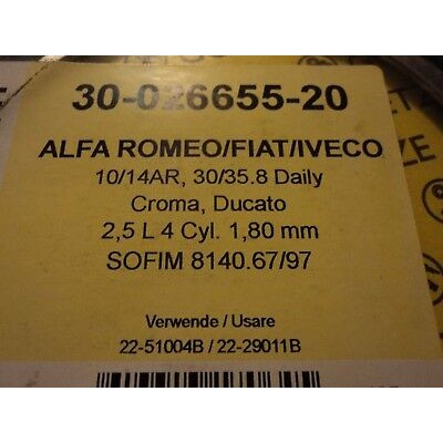 C870 - 30-026655-20 GOETZE GUARNIZIONE TESTATA TESTA FIAT DUCATO CROMA DAILY -0