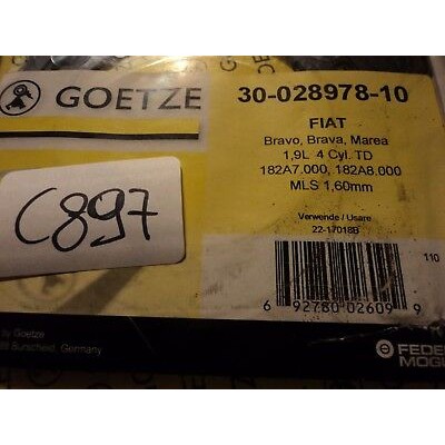 C897 30-028978-10 GOETZE GUARNIZIONE TESTATA TESTA FIAT BRAVO BRAVA MAREA 1.9TD-0