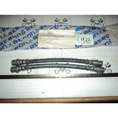 C978 - 8016 MALO -  COPPIA TUBI FRENO POSTERIORE AUDI A4 SKODA SUPERB VOLKSWAGEN