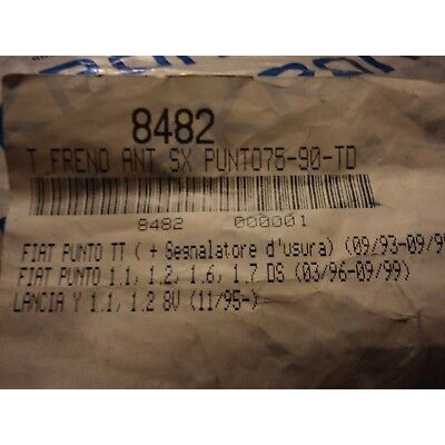 C985 - 8482 MALO -  TUBO FRENO ANTERIORE SINISTRO SX FIAT PUNTO 75 90 TD Y-0