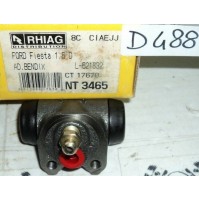 D488 - RHIAG NT3465 - L-621832 - CILINDRETTO FRENI - FORD FIESTA 1.6 D