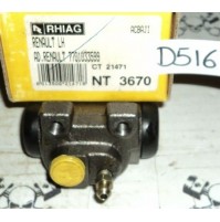 D516 - RHIAG NT3670 - 7701033599 - CILINDRETTO FRENI - RENAULT 