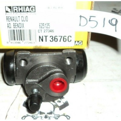 D519 - RHIAG NT3676C - 625125 - CILINDRETTO FRENI - RENAULT CLIO