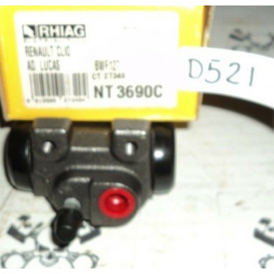 D521 - RHIAG NT3690C - BWA127 - CILINDRETTO FRENI - RENAULT CLIO