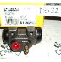 D522 - RHIAG NT3689C - BWA126 - CILINDRETTO FRENI - RENAULT 19