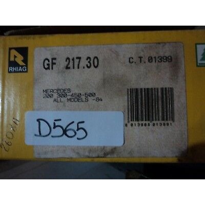 D565 - KIT SERIE GANASCE FRENO - RHIAG GF217.30 - MERCEDES 200 300 450 500-0