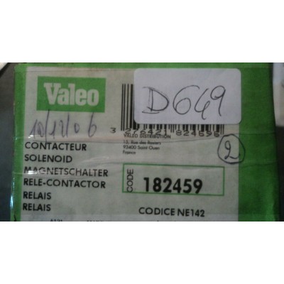 D649 § VALEO 182459 SOLENOIDE MOTORINO D'AVVIAMENTO RENAULT -1