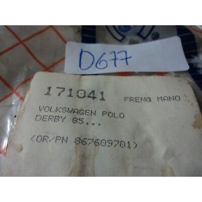 D677 - 171041 CAVO FRENO A MANO VOLKSWAGEN POLO DERBY DAL 85 867609701-0