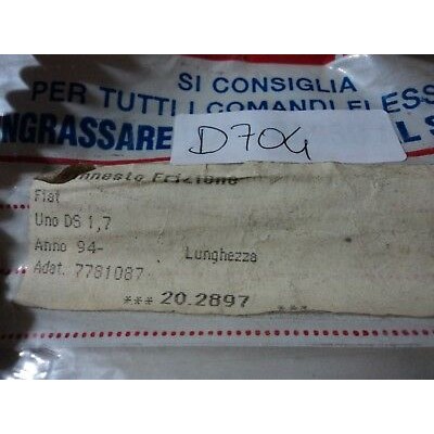 D704 - CAVO DISINNESTO FRIZIONE FUNE - FIAT UNO DIESEL D DS 7781087-0