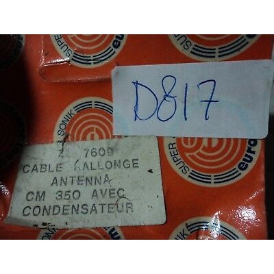D817 - CAVO ANTENNA 350cm CON CONDENSATORE DIN-0