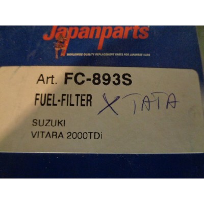 D9M XX - FILTRO CARBURANTE FUEL FILTER FC893S TATA SUZUKI VITARA 2000 TDI-0