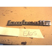 E105 - SCRITTA LOGO EMBLEM TARGHETTA LAMBRETTA 