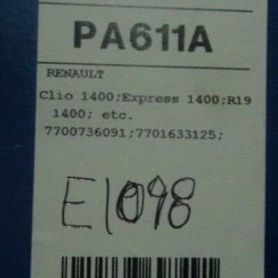 E1098 - POMPA ACQUA WATER PUMP - PA611A RENAULT CLIO 1400 EXPRESS 7700736091-0