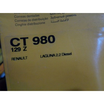 E125G -- CINGHIA DISTRIBUZIONE - 129 DENTI - CT980 - RENAULT LAGUNA 2.2 diesel-0