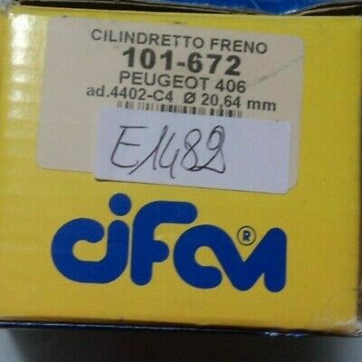 E1482 - CILINDRETTO FRENO POSTERIORE SINISTRO SX 101-672 PEUGEOT 406 -0