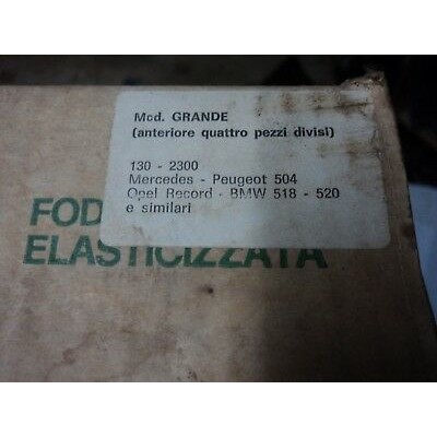 E167 - KIT SERIE FODERINE COPRI SEDILI MERCEDES W124 W126 PEUGEOT 504 BMW 5-0