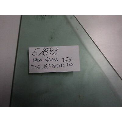 E1692 - VETRO DEFLETTORE ANTERIORE DESTRO DX FIAT 127 DIESEL - IRON GLASS-0