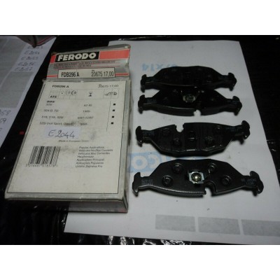 E2044 - KIT PATTINI PASTIGLIE FRENI FDB296A POSTERIORI BMW 320 324 518 520 525