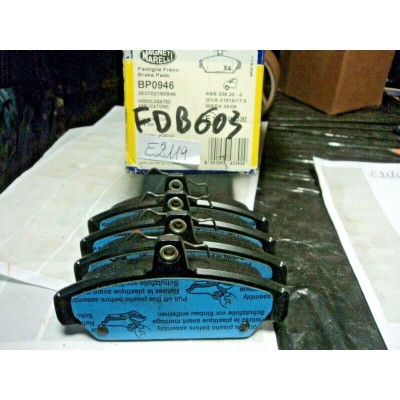 E2119- KIT PATTINI PASTIGLIE PASTICCHE FRENI FDB603 ROVER MG MGF