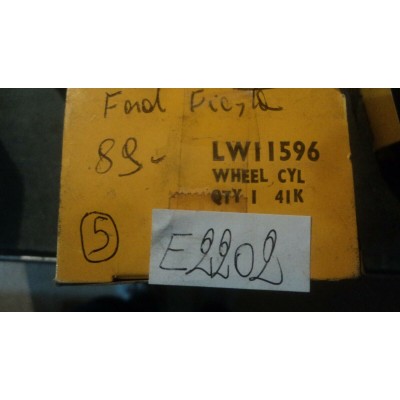 E2202 § LW11596 CILINDRETTO FRENO POSTERIORE FORD FIESTA MK1 -1