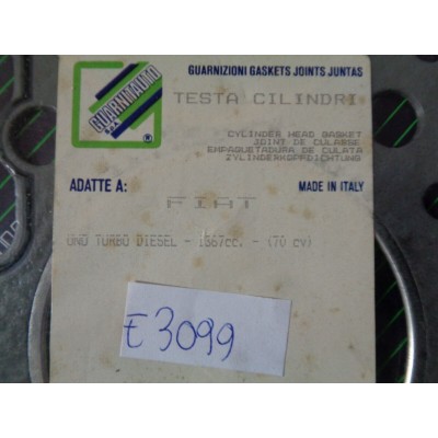 E3099 - GUARNIZIONE TESTA TESTATA FIAT UNO TURBO DIESEL 70cv 100739-19180-1