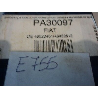 E755 - POMPA ACQUA WATER PUMP - PA30097 - FIAT 46520401 - 46422512 PUNTO 1.2-0