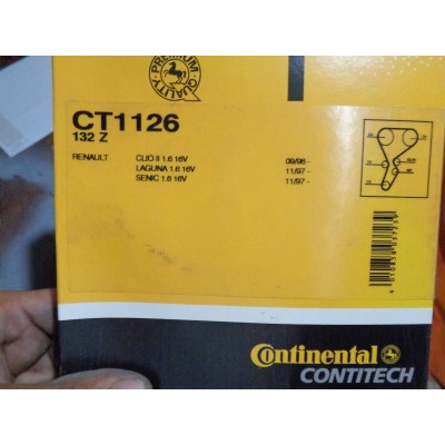 E774CN -- CINGHIA CT1126 132 DENTI RENAULT CLIO SCENIC LAGUNA 1.6 16V